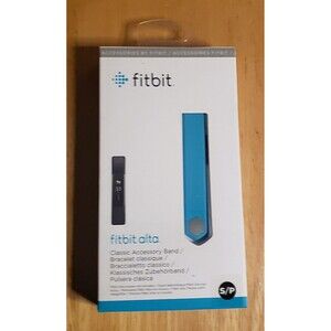 FITBIT Alta Accessory Replacement Water Resistant Band Small Teal - New in Box!
